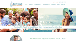 Desktop Screenshot of genesysfamilymedicine.com